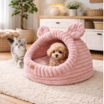 Kukaňa Golden Dog pre psa a mačku – 36 x 38 x 28 cm, ružová